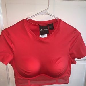 Ivy Park Drip 2 red corset top size L